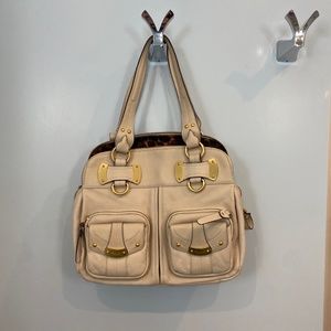 B Makowsky Tan Purse Y2K Style